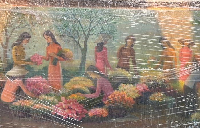 Tranh Sơn Mài Việt Nam Vẹn Nguyên Vẻ Đẹp Tại Kho Cube 1